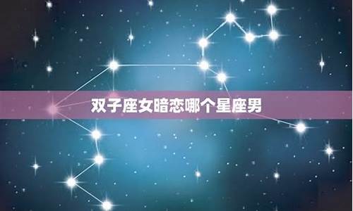 双子座暗恋什么星座男-双子座暗恋什么星座男人