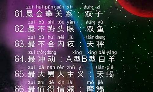 十二星座全部排名大全-十二星座排名大全图片