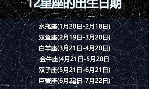 7月份是什么星座的-六月十二是什么星座